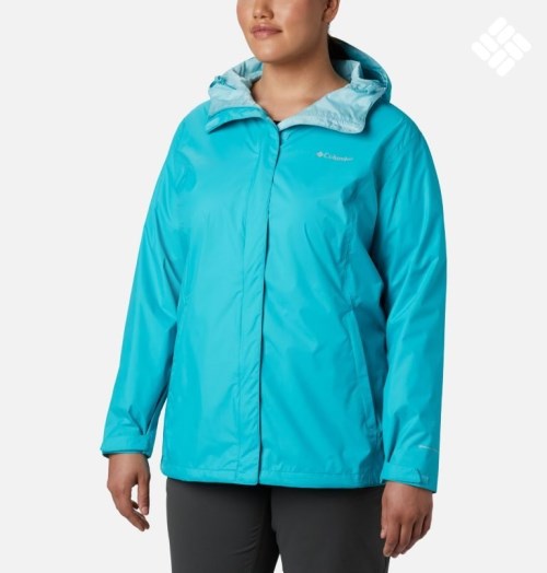 Columbia Arcadia II Jakke Dame Blå | Plus Size 61347T